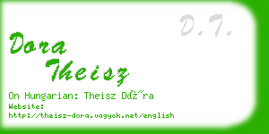 dora theisz business card